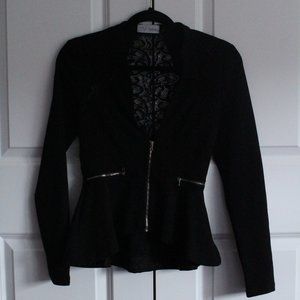 Black chic blazer